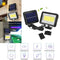 Solar Powered Motion Sensor 100LED Security Wall Light Outdoor Gate Garden Lamp