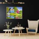Full Round Drill 5D DIY Diamond Painting House Wall Picture Mosaic (B122)