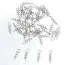 50x Fishing Lures Pin Fixed Latch Screw Needle Worms Fishing Bait Tackle