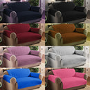 2-Seater Quilted Sofa Protector Throw Furniture Covers Dog Cat Pet Dark Blue