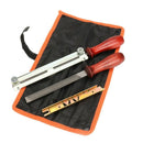 5Pcs/Set Chainsaw Sharpening Filing Kit 5.2Mm File Fits For Stihl 3/8 Pro C U3A8