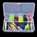 Fish Tackle Box With Fishing Bait Accessories Case Lure Parts Kit Set  Ed JC%ã€Š