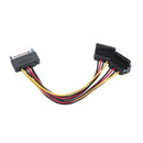 Sata Hard Drive Power Cord 15Pin One Minute Twoturn Wiring Male To Female 1