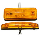 2Pcs 4 Led Side Marker Light Indicator Lamp Bus Truck Trailer Lorry Caravan