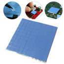 Blue 100mmx100mmx1mm GPU CPU Heatsink Cooling Thermal Conductive Silicone Pad ES