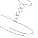 Adjustable Metal Bikini Bralette Harness Necklace Crossover Body Chain Bra Lady