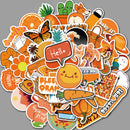 50X Orange Stickers Skateboard Laptop Luggage Guitar Bike Car Bomb Decals ME