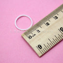 For Fashion Charm Loom DIY Bracelet 600pcs Rubber Bands White +24 Clip WFP
