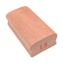 Wooden Radius Sanding Block w/ Black Guitar Abrasive Paper Luthier Tool 15