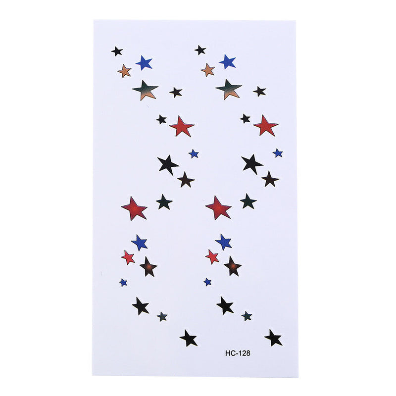 Colorful Star Waterproof Temporary Tattoo Stickers Women Beauty Body Art B Gn