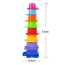 Stacking Cups Bath Toys for Toddlers: the Sea Animal Stacker with Holes for O7M5