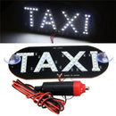 Auto White 45 LED Cab Taxi Roof Sign Light 12V Vehical Inside Windscreen Lamp ^
