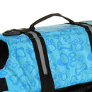 Dog Aquatic Reflective Preserver Safety Float Vest Saver Life Jacket Blue S