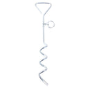 Spiral Anchor Cork Screw Dog Tie Out Stake Lead Chain Outdoor Camping FT