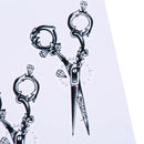 Makeup Mini Scissors Tattoo Arm Body Art Waterproof Temporary Tattoo Stickers FT