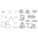 Halloween Metal Cutting Die Transparent Seal Stamp Craft (Cutting Die+Seal)
