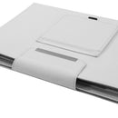 Wireless Bluetooth Keyboard for 9 10 inch TabletÃ‚Â PU Leather Case (White)