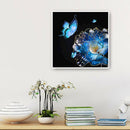 5D Diamond Painting Flower Butterfly Full Round Rhinestone Picture Decor A