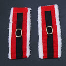 4pcs Christmas Decor Napkin Holder Tableware Dinner Decor Santa Claus Cover