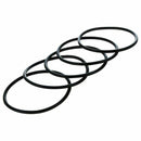 5Pcs 66mm x 60mm x 3mm Mechanical Black Rubber O Ring Oil Seal Gaskets Z4D2