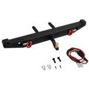 1PCS Metal Rear Bumper with D-Rings for 1/10 RC Car TRAXXAS Scx10 Upgrade P