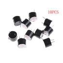 10Pcs Active Buzzer 3V 12mm Magnetic Long Continous Beep Tone Alarm Ringer FT