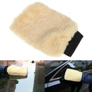 1Pc Microfiber plush car soft mitten detailing washing glove cleaning tool OZ
