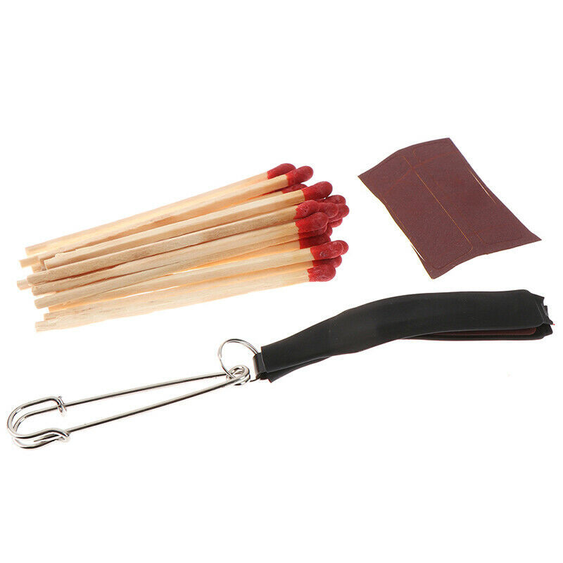 Multi Lit Match Fire Magic Tricks Three Clip Match Pull Burning Stage MagicJ Kw