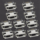 10pcs Micro USB Type B Female 5Pin DIP Socket Jack Connector Port Charging