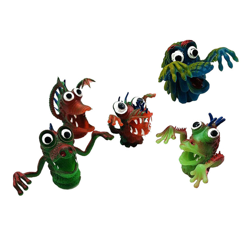 5Pcs/set Baby Kids Finger Animal Educational Story Toys Puppets Monsters