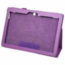 Magnetic Flip PU Case Stand For Lenovo TAB 2 A10-30 X30F 10.1", Purple E5O6