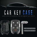 6 Buttons Uncut Blade Key Case for Chevrolet Suburban Tahoe GMC Yukon 14-17