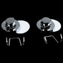 2x Vacuum Stainless Steel Suction Cup Hook,Double Hooks Wall Hook,Bath Towe