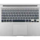English Rubber Keyboard Cover Protector Film for Macbook Air 13/15/17" Gray
