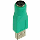 USB Male to PS2 Female Converter Adapter Adaptor For MOUSE A PS KEYBOARD F3 K1C8