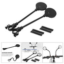 Bike Mirrors, 2PCS Universal Bicycle Cycling Handlebar Rearview Mirrors