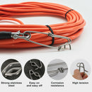 30x Stainless Steel Long Line Longline Clip for Fishing Snapper Tool 60mm