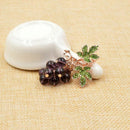 Grape Brooches for Women Cute Luxury Brooch Pin Fashion Jewelry Elegant Wed
