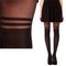 Black Sexy Women Temptation Sheer Mock Suspender Tights Pantyhose Stockings B.AU