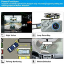 4" Vehicle HD 1080P Car Dashboard DVR Camera Video G-Sensor Dash Recorder U9M0