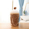 Girls Bubble Tea Shape Headband Plush Hat Cap Headdress for Women Teens