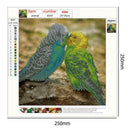 5D DIY Diamond Painting Parrot Cross Stitch Embroidery Needlework Craft Kit