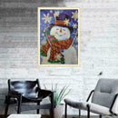 5D Full Drill Snowman DIY Diamond Painting Cross Stitch Art Home Christmas- R4M1