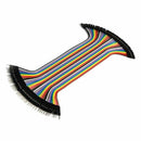 80 Piece Male to Female Solderless Ribbon Dupont Jumper Wires (4 and 8 Inch