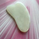 Wonderful Chinese Natural Jade Scraping Plate Gua Sha Face Body Massager gau