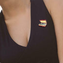 Retro Vinyl Record Brooches Badge Fashion Jacket Shirts Denim Ornament Pins