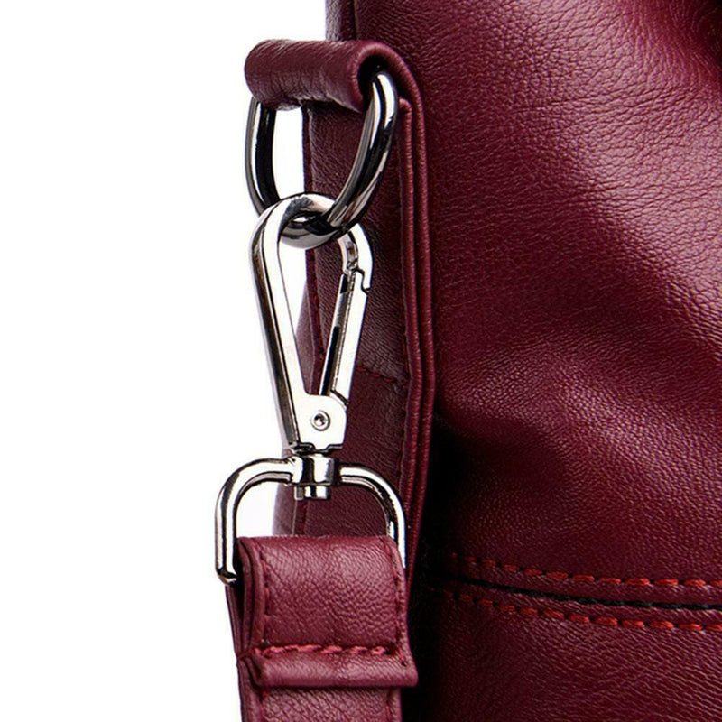 2017 Retro Style Large Women Handbags Ladies Shoulder Bags(Red)