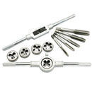 12x Adjustable Metric Tap Die Set Tapping Wrench Hand Threading Kit with C TYR