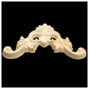 8pcs Rubber wood Onlay Applique Wooden Carving Decor Furniture Decor 7x7cm H3L3