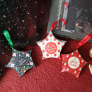 8pcs Party Candy Box Sugar Storage With Ribbon Star Shape Christmas Decoration